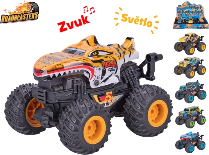 Roadblasters monster truck 12 cm con luci e suoni
