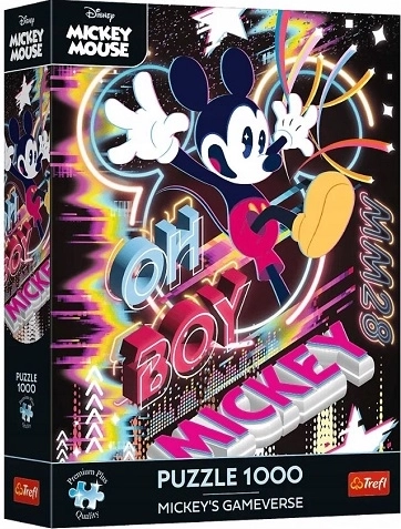 Puzzle Premium Plus Disney Mickey Mouse – Mondo virtuale 1000 pezzi - 1 pezzo