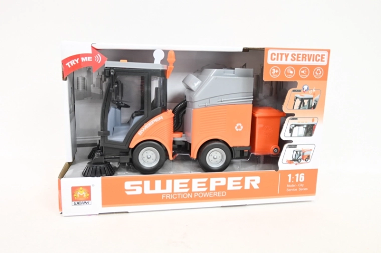 Camion della spazzatura con suoni e luci