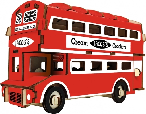 Puzzle 3D in legno Doubledecker