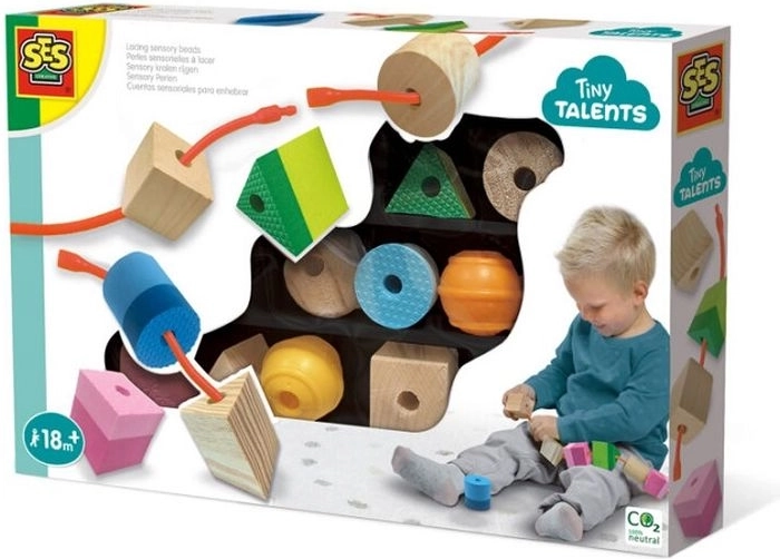 SES Creative Tiny Talents infilare perline sensoriale