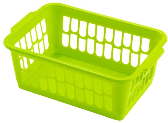 Cestino in plastica 30 × 20 × 11 cm mix di colori