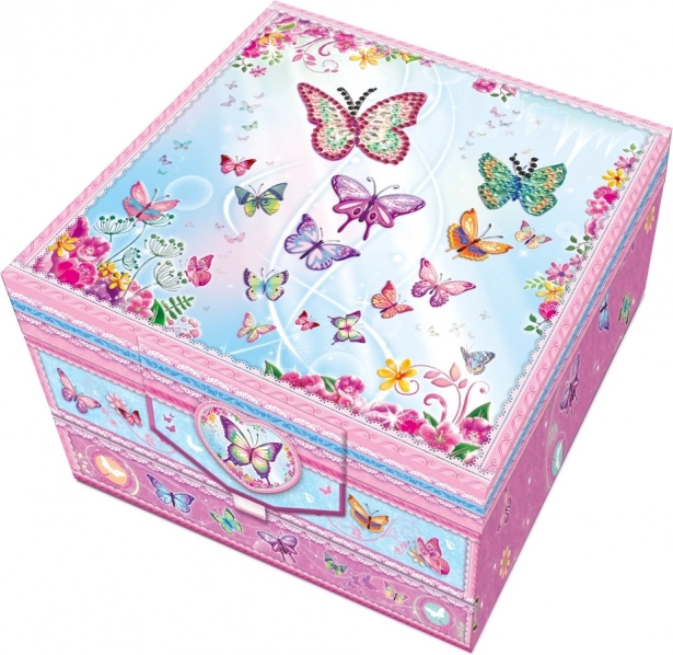 Set di cancelleria segreto a due piani con penna decorativa