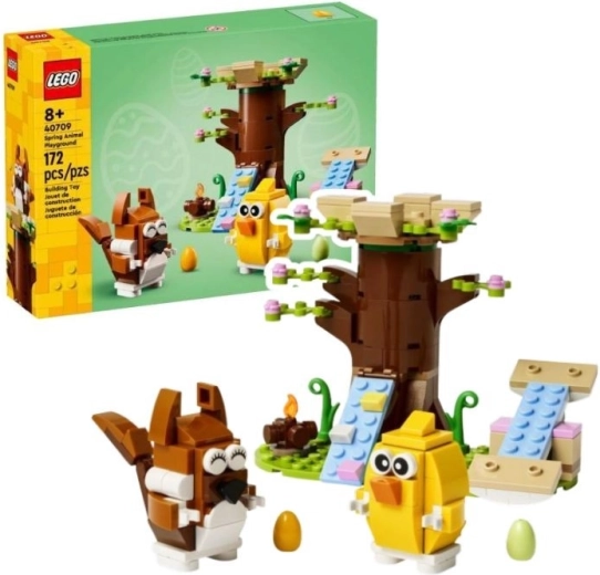 Parco giochi primaverile LEGO per animaletti