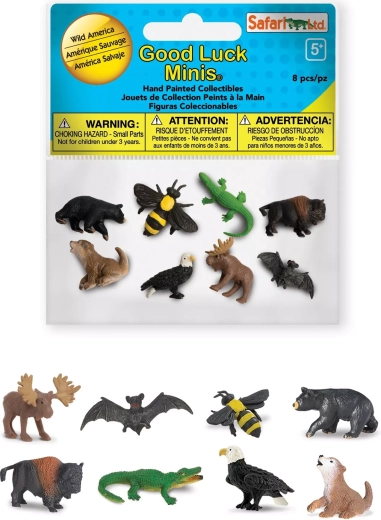 America selvaggia – Safari Ltd. Good Luck Minis funpack (8 mini figure)