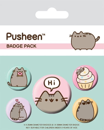 Set di spille Pusheen Hi