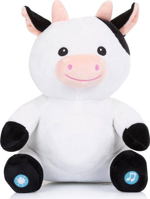 Mucca di peluche con luci e musica CHIPOLINO