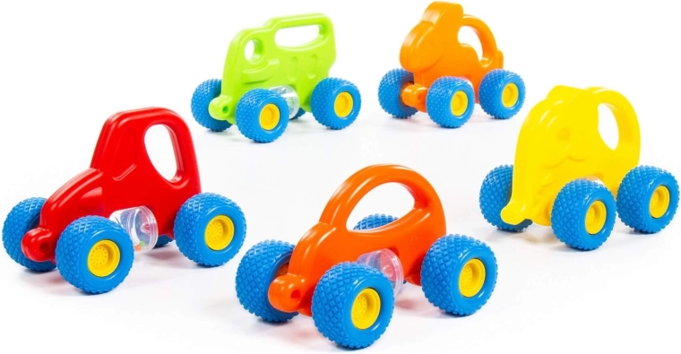 Macchinina colorata Baby Gripcar con grandi ruote - 1 pezzo
