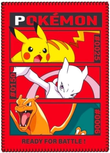 Coperta in pile Pokémon