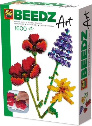 Perline da stirare SES Beedz Art – fiori di prato, 1600 pz