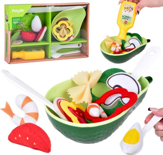 Set per bambini per preparare insalata Avocado