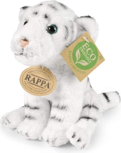 Rappa tigre bianca di peluche seduta 15 cm Eco-Friendly