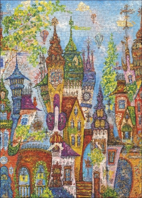 Puzzle HEYE Archi Rossi: Villaggio Magico 1000 Pezzi