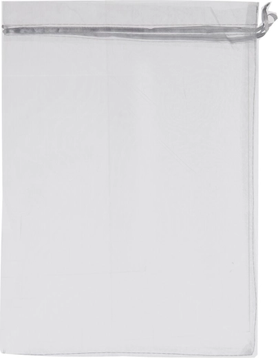 Sacchetto in organza grigio 25 × 35 cm