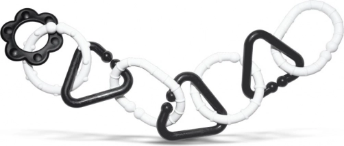 Catena in plastica in bianco e nero per neonati – 8 forme