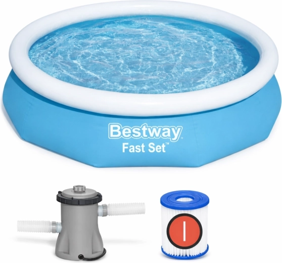Piscina gonfiabile Bestway Fast Set con pompa filtro 305 × 66 cm