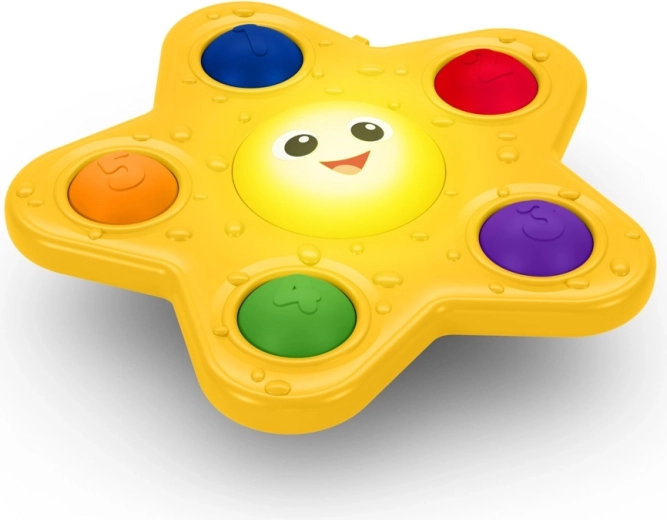 Baby Einstein giocattolo attivo con ventosa Pop & Glow Starfish per bambini 6m+