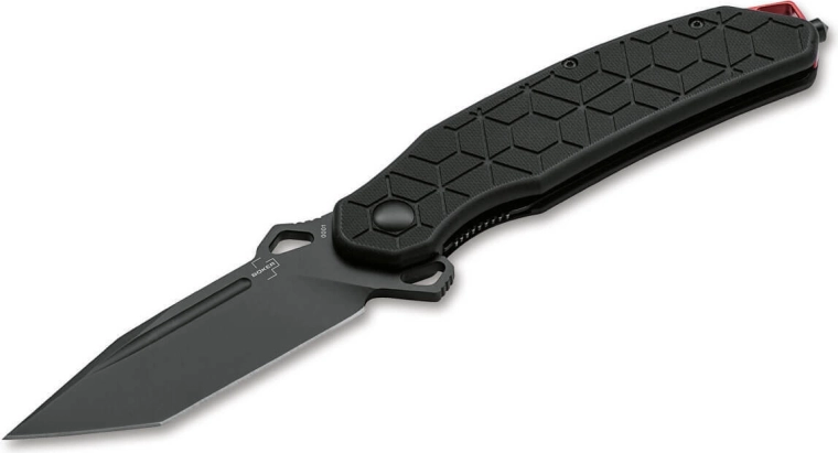 Böker Plus Yokai coltello tattico pieghevole, G10 nero, frangivetro