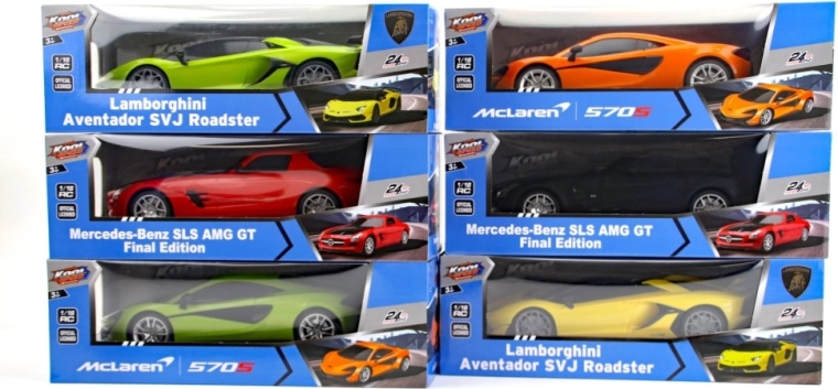 Auto RC da corsa 1:16 con trazione 4WD e velocità fino a 30 km/h