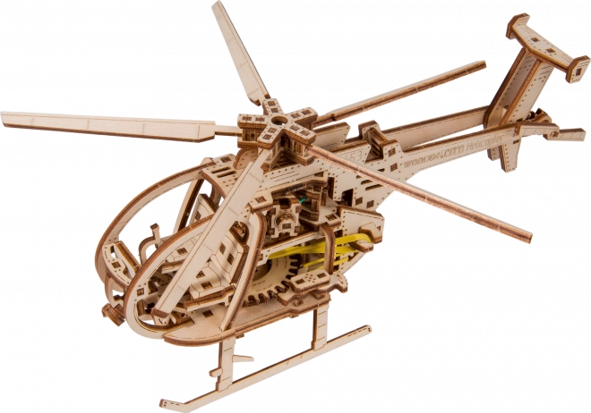 Puzzle 3D in legno elicottero