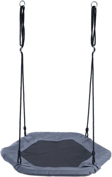 ECOTOYS altalena esagonale nido di cicogna grigio