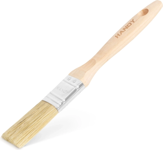Pennello piatto da pittura con manico in legno 25 mm
