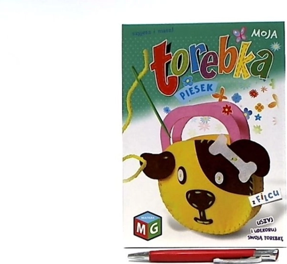 Moja Torebka set creativo per realizzare una borsetta in feltro Cagnolino