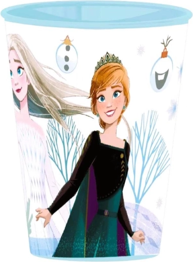 Bicchiere di plastica Frozen natalizio - 1 pezzo