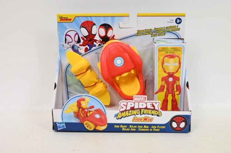 Action figure Marvel Spidey Iron Man con veicolo e ali a reazione