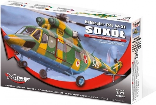 Modello in plastica dell’elicottero PZL W-3T Sokół