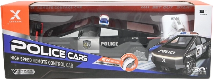 Auto della polizia RC futuristica radiocomandata