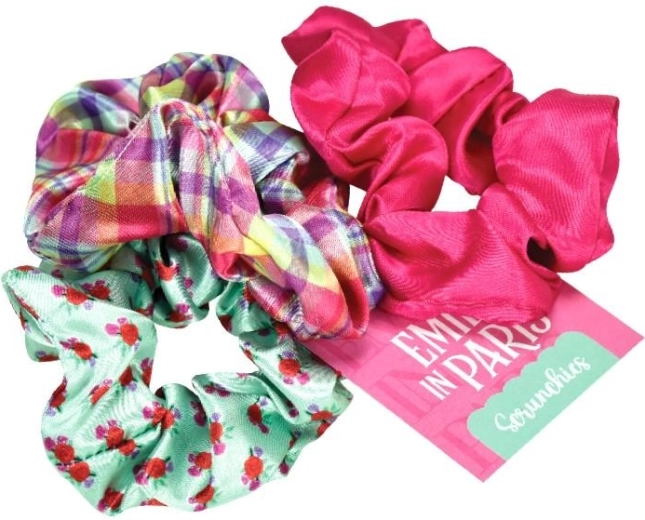 Set di elastici per capelli Emily in Paris (3 pz)