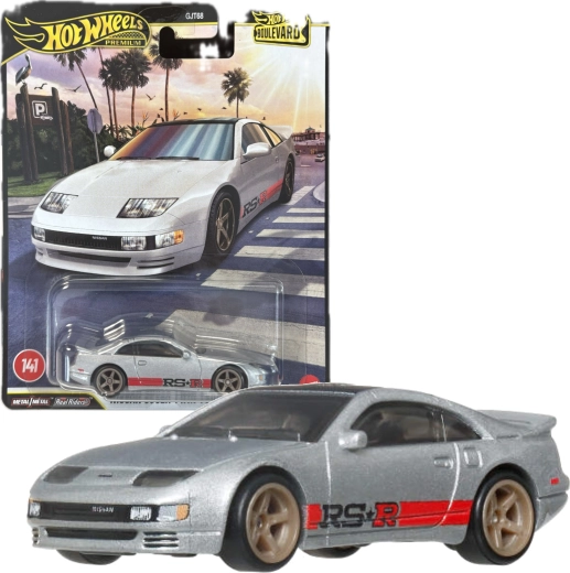 Hot Wheels Premium Boulevard Nissan 300ZX Twin Turbo 1:64, modello in metallo 7 cm