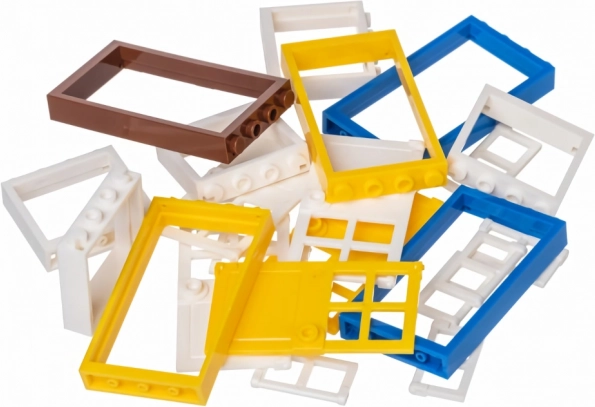 Set Creativo di Finestre e Porte Colorate L-W Toys