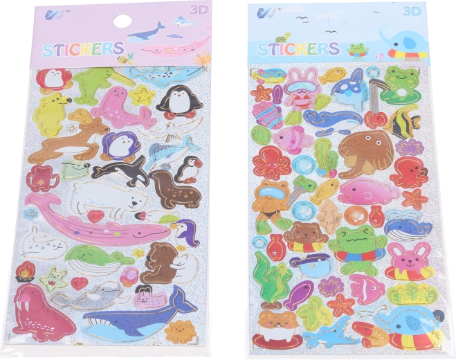 Adesivi con animaletti – mix di motivi