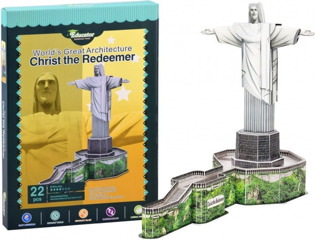 Puzzle 3D Statua del Cristo Redentore 22 pezzi
