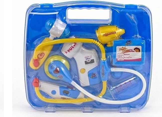 Kit medico per bambini in valigetta con effetti luminosi e sonori
