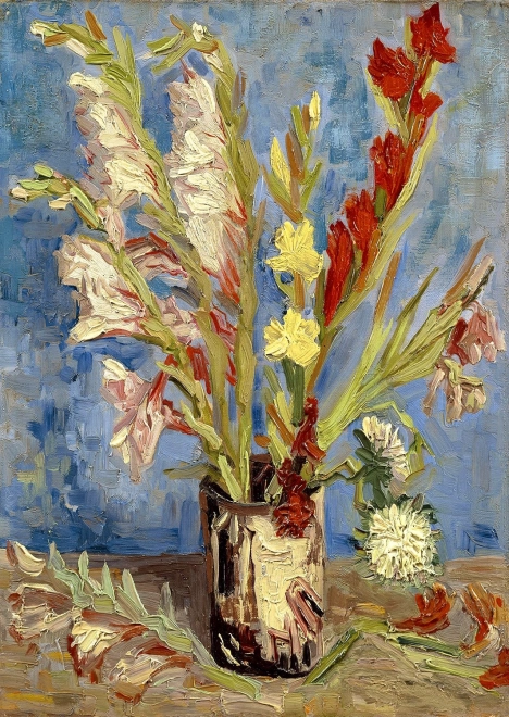 Puzzle Vincent van Gogh Vaso con gladioli
