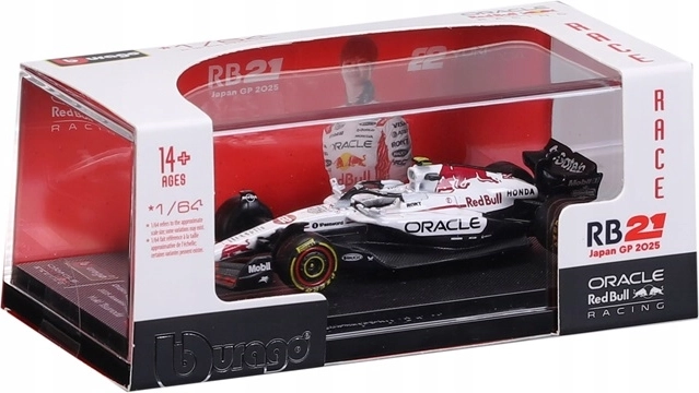 Modello Bburago Formula 1 Oracle Red Bull Racing RB21 Yuki Tsunoda 1:64