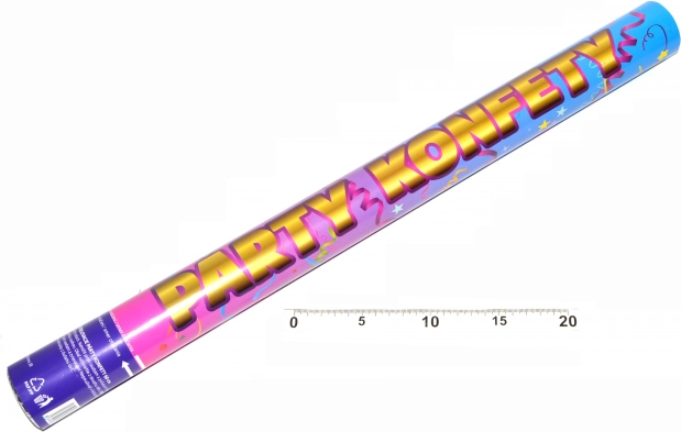 Coriandoli da party a scatto 60 cm