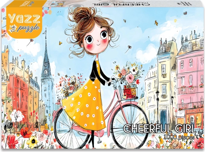 Puzzle Yazz ragazza allegra 1000 pezzi