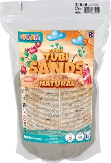 TUBI SAND sabbia cinetica naturale in busta 2,5 kg