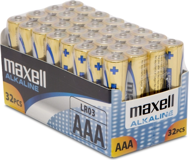 Batterie alcaline AAA LR03 1,5 V - 32 pezzi