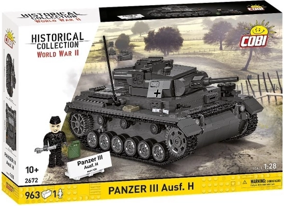 COBI Panzer III Ausf. H – kit di costruzione 963 pezzi (1:28)