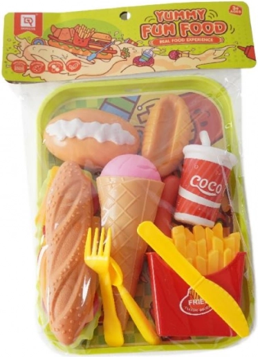 Set hamburger Plejo per la cucina dei bambini