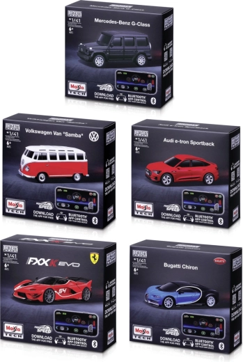 Auto in metallo RC Maisto con luci 1:41