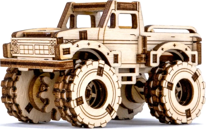 Puzzle 3D in legno – modello monster truck