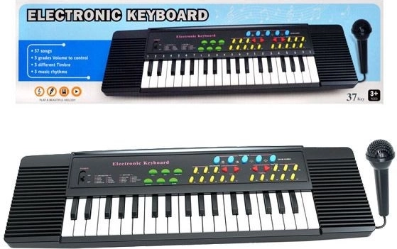 Tastiera elettronica per bambini con microfono (37 tasti) - 1 pezzo