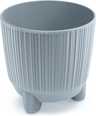 Vaso per piante su piedini RYFO, grigio chiaro, diametro 10,7 cm