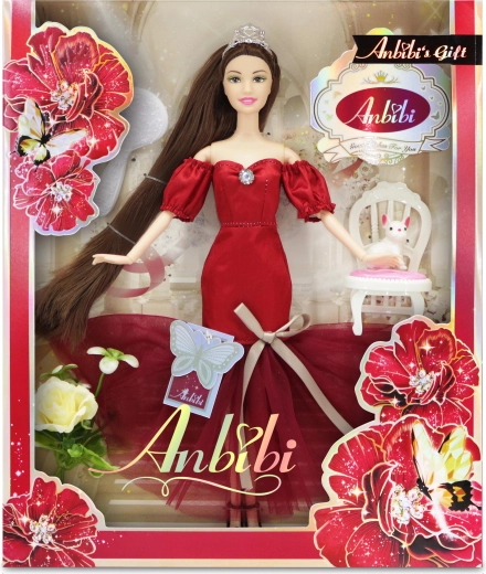 Anbibi bambola floreale Hanička 28 cm